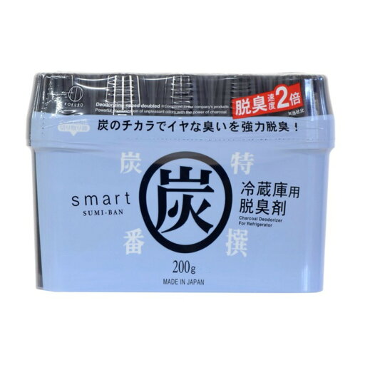 小久保工業所 スマート炭番 冷蔵庫用 脱臭剤 200g 小久保工業所 スマート炭番 冷蔵庫用 脱臭剤 200g