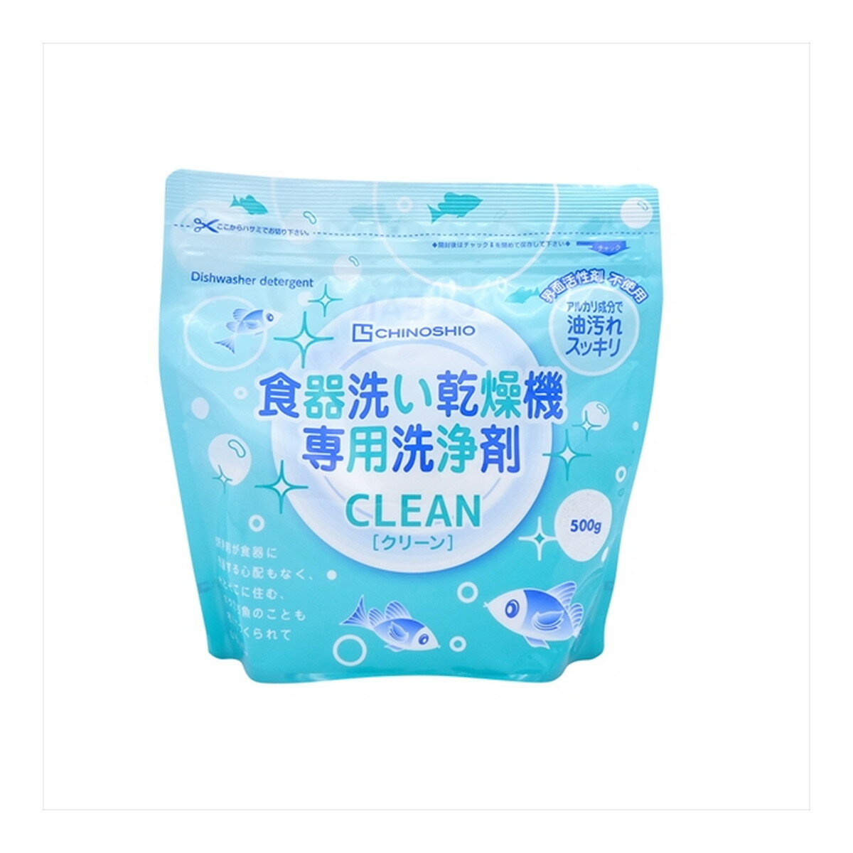 【数量限定】地の塩社 クリーン 食器洗い乾燥機 専用洗浄剤 500g 台所用洗剤（4982757811411）※パッケ..