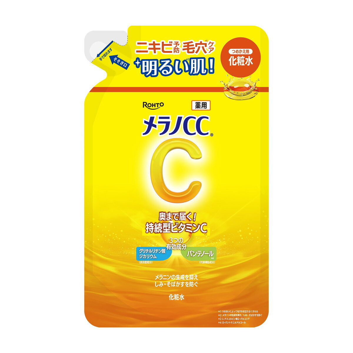 Qiora - 【送料込・まとめ買い×36個セット】ロート製薬 メラノCC 薬用 しみ対策 美白 化粧水 つめかえ用 170mL