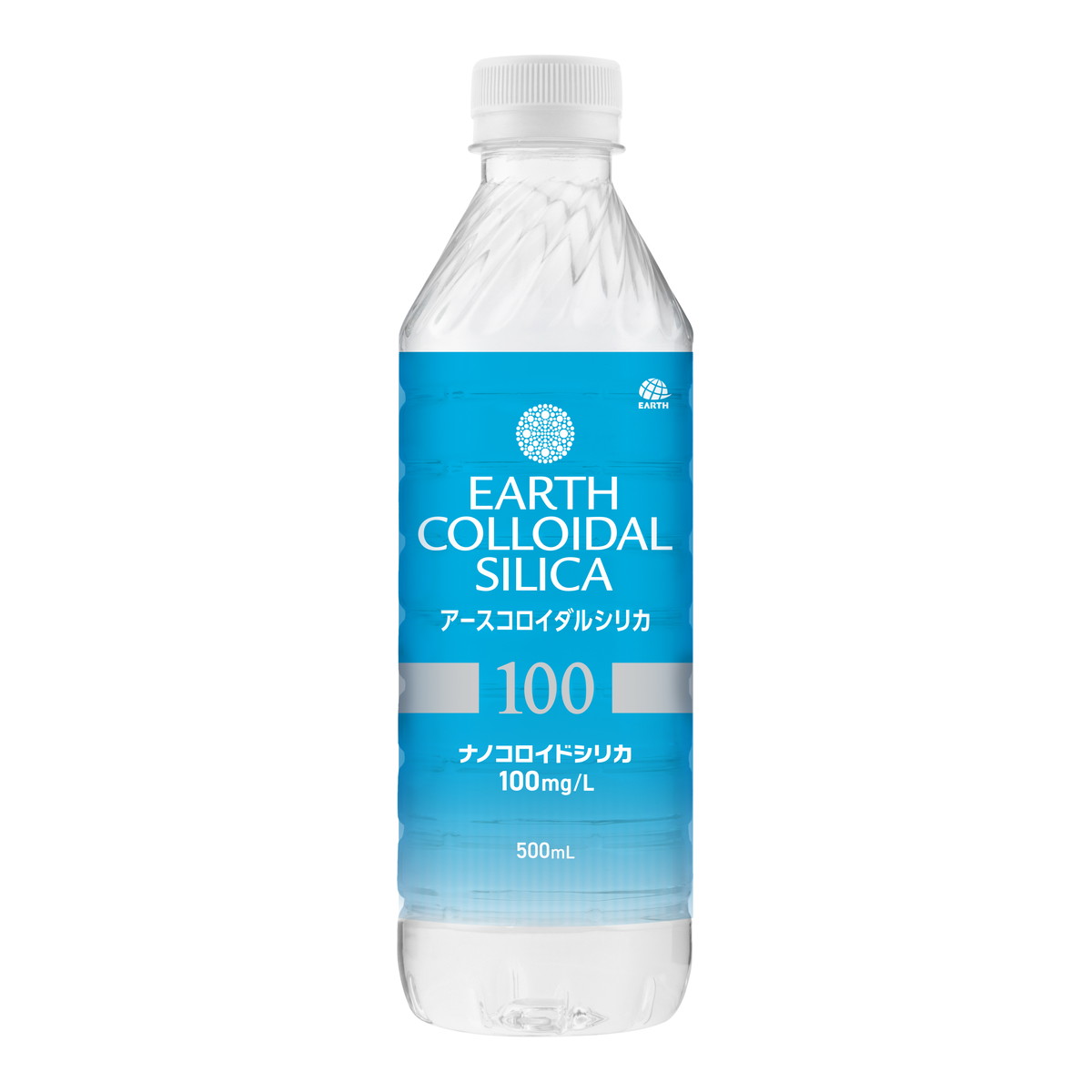アース コロイダルシリカ100 中硬水 ペットボトル 500mL アース製薬