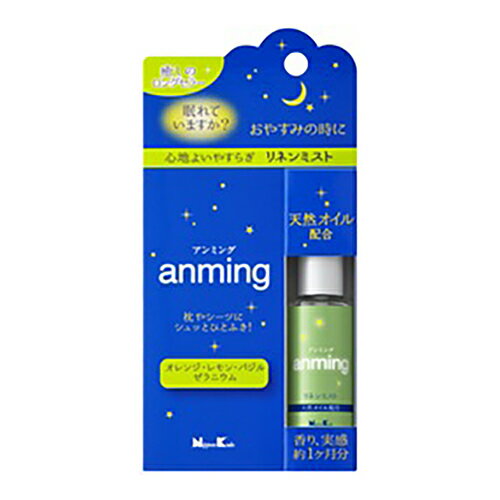 【送料無料・まとめ買い×10】日本香堂 アンミング anming リネンミスト 15ml ×10点セット（4902125370272）