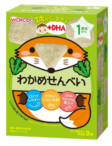 【送料無料・まとめ買い×10】和光堂 1歳からのおやつ+DHA わかめせんべい ×10点セット(4987244183712) 【送料無料・まとめ買い×10】和光堂 1歳からのおやつ+DHA わかめせんべい ×10点セット(4987244183712)