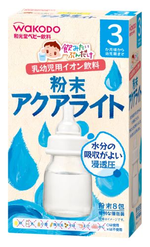 【令和・早い者勝ちセール】和光堂 飲みたいぶんだけ 粉末アクアライト 3.1g×8包 3か月頃から (4987244183927)