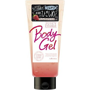 【送料無料】ウテナジューシィチャージボディジェルストロベリー170g×36個セット(4901234391116)