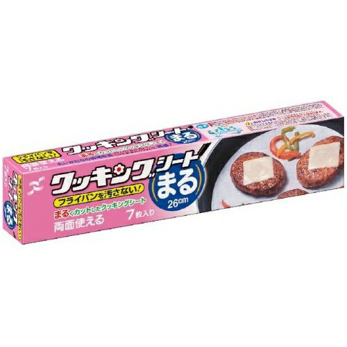 【送料込・まとめ買い×3】日本製紙 クッキングシート まる 7枚入り ×3点セット（4901750025359）