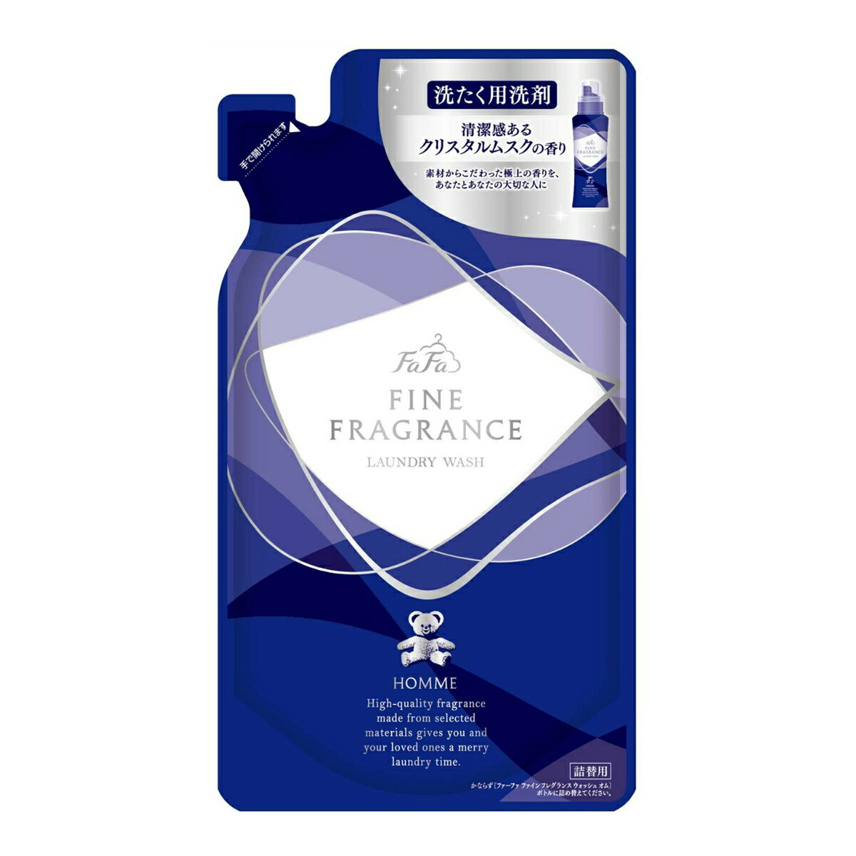 【無くなり次第終了】ファーファ ファインフレグランス ウォッシュ オム 詰替 360ml（4902135144474）※パッケージ変更の場合ありのサムネイル