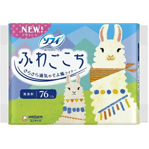 ユニチャーム　ソフィ ふわごこち 無香料 38枚*2コ入 (生理用品　パンティライナー)( 4903111317295 )