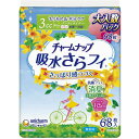 【令和・早い者勝ちセール】チャームナップ 吸水さらフィ 3cc 無香料 消臭タイプ パンティライナー 17.5cm (軽い尿モレの方) 68枚 ( 49..