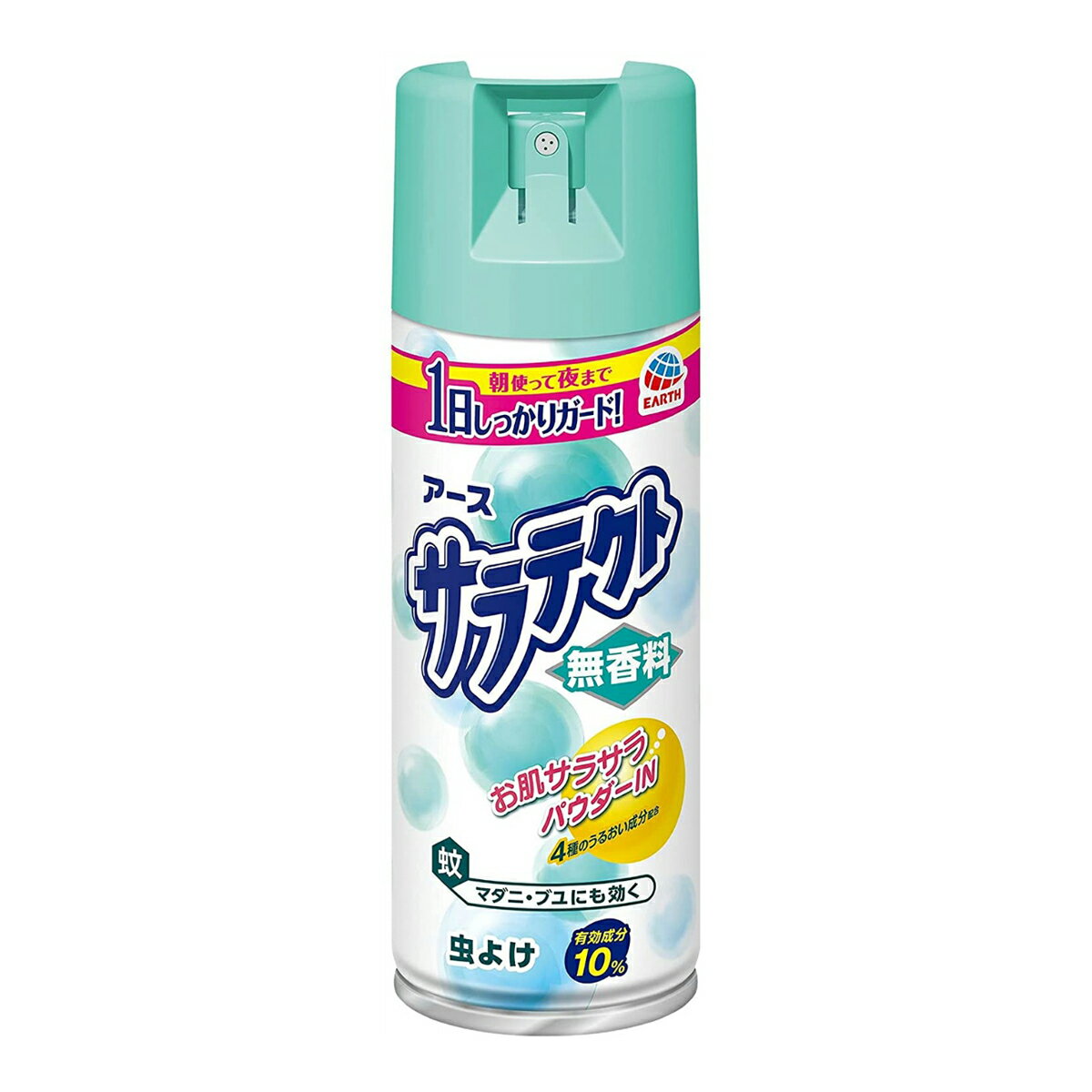 【春夏限定】アース製薬　サラテクト　無香料　400ml 本体 お得な大容量サイズ( 虫除けスプレー ) ( 4901080186317 )※無くなり次第終了