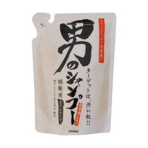 【令和・早い者勝ちセール】地の塩社 ちのしお 男のシャンプー　詰替用 250mL ( 全身洗える男性向けシャンプー 詰替え ) ( 49827579134..