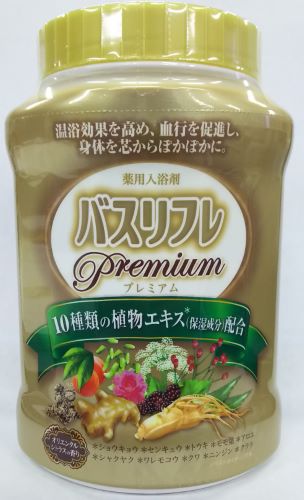 バスリフレ 薬用入浴剤 プレミアム 680g 医薬部外品(4900480223899)
