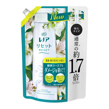 P&G レノアリセット ヤマユリ&グリーンブーケの香り つめかえ用 特大サイズ 795ml 柔軟剤