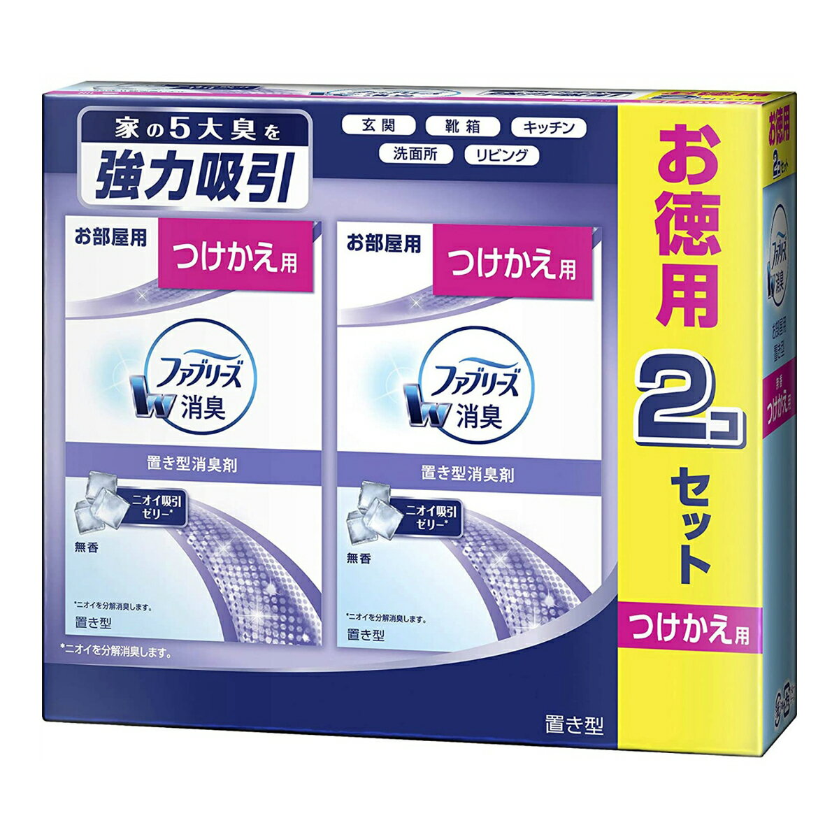 P＆G 置き型ファブリーズ　無香タイプつけかえ用2個パック ( 内容量：130G ) ( 4902430672894 )