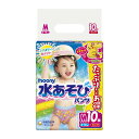 【春夏限定】ユニ・チャーム ムーニー 水あそびパンツ 10枚入 ピンク Mサイズ 6-12kg 水遊び用オムツ（4903111118724）※パッケージ変更の場合あり