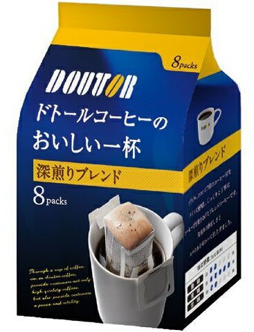 【決算セール】ドトール　ドリップパック 深煎りブレンド 7g×8パック (4932707049616)※無くなり次第終了