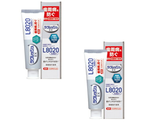 【まとめ買い×2】ジェクス ラクレッシュEX 薬用 ハミガキジェル 80g 本体 ×2点セット アップルミント 高濃度フッ素1450ppm配合 低発泡処方 研磨剤不使用 医薬部外品(4973210995700)※パッケージ変更の場合あり 【まとめ買い×2】ジェクス ラクレッシュEX 薬用 ハミガキジェル 80g 本体 ×2点セット アップルミント 高濃度フッ素1450ppm配合 低発泡処方 研磨剤不使用 医薬部外品(4973210995700)※パッケージ変更の場合あり