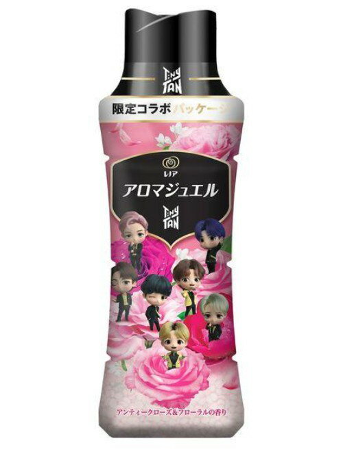 【数量限定】P&G レノア レノアハピネス アロマジュエル TinyTAN 本体 470ml アンティークローズ＆フローラルの香り 香り付け専用剤（4987176186492）※パッケージ変更の場合ありのサムネイル