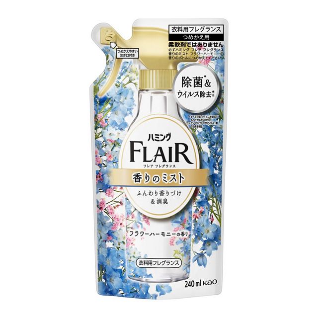 花王 フレアフレグランス ミスト 詰替 240ml 爽やかなフラワーハーモニーの香り（...
