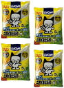 【送料込・まとめ買い×4】ライオン商事 ニオイをとる砂 リラックスグリーンの香り 5L ×4点セット(4903351002036)