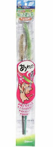 【送料込・まとめ買い×7点セット】ドギーマン じゃれ猫 猫のお遊び草 2本セット ( ペット用品 猫用おもちゃ・玩具 ) ( 4976555844078 )