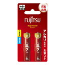 FUJITSU　HighPowerー単4・2個　LR03FH ( 2B )  ( 4976680275303 ) 1個