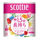 【送料込・まとめ買い×5個セット】日本製紙クレシア スコッティ フラワーパック ダブル 1.5倍巻き 8ロール(3)