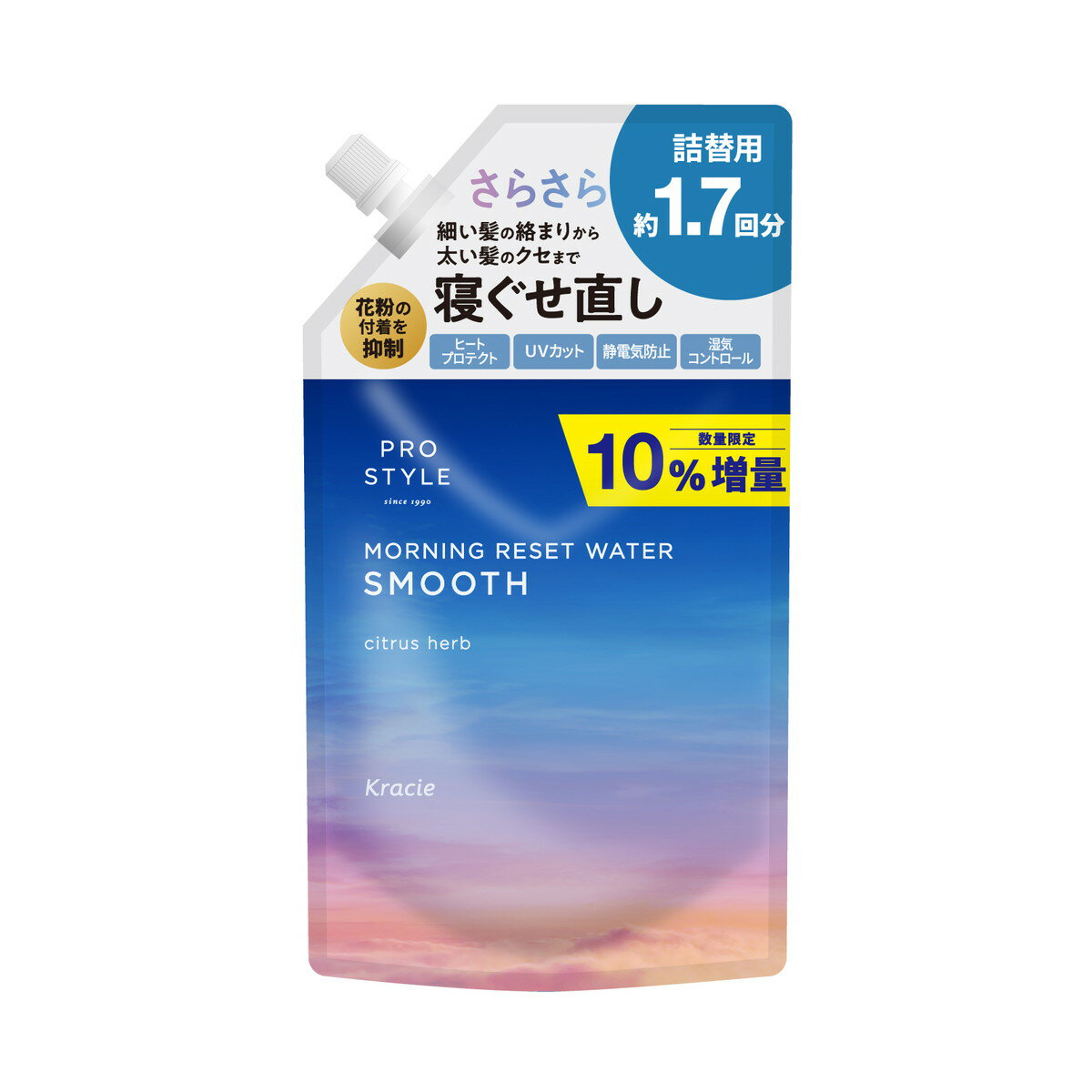 ＼マラソン限定／ クラシエ プロスタイル モーニングリセットウォーター さらさら シトラスハーブの香り 詰替用 10%増量 495mL 寝ぐせ直し ( 4901417667243 ) ※お一人様2点限り ※在庫無くなり次第終了 【AL-time】〔R〕
