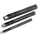 【送料込・まとめ買い×10点セット】SK11 皮ポンチセット 3本組