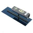 【送料込・まとめ買い×6点セット】金長 角コテ 油焼 0.5黒塗角柄 195mm リベットレス