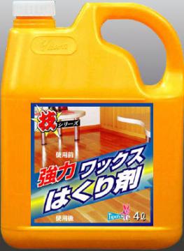 【送料込・まとめ買い×8点セット】【業務用】友和　技シリーズ　ワックスはくり剤　4L ( 4516825003394 )