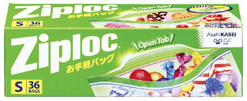 【無くなり次第終了】旭化成 ジップロック Ziploc お手軽バッグ Sサイズ 36枚入 ( 4901670111286 )のサムネイル