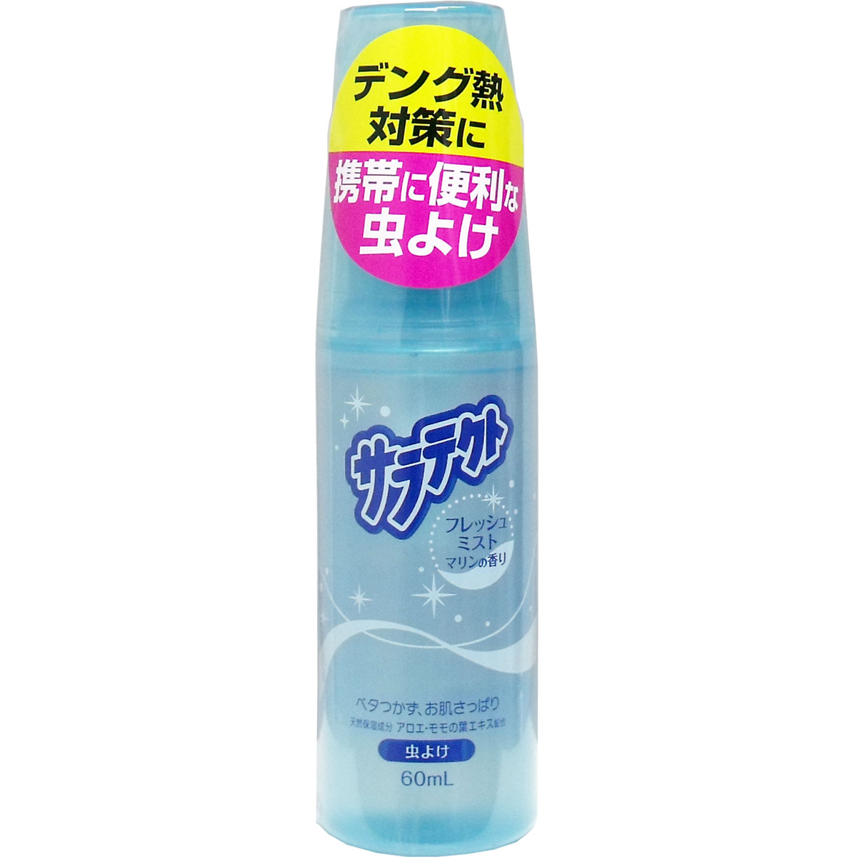 【春夏限定】アース製薬　サラテクト フレッシュミスト マリンの香り 60mL　フレッシュミストタイプの虫除け 防除用医薬部外品( 49469769 )※無くなり次第終了