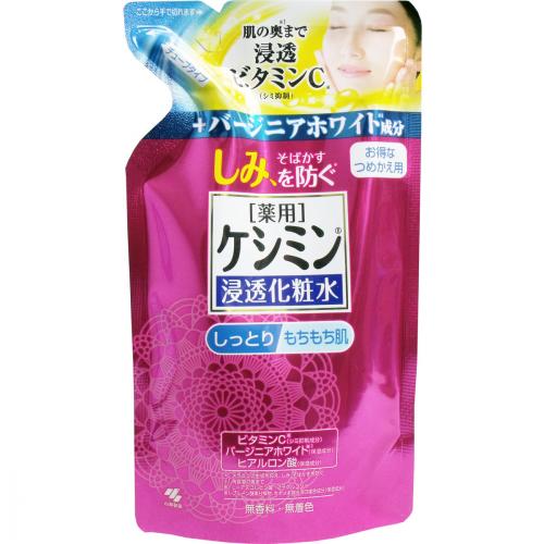 【週替わり特価F】小林製薬　薬用ケシミン液M しっとりタイプ つめかえ用 140ml 医薬部外品（薬用美白化粧水　詰め替え ）( 4987072063255 )※お一人様最大1点限り