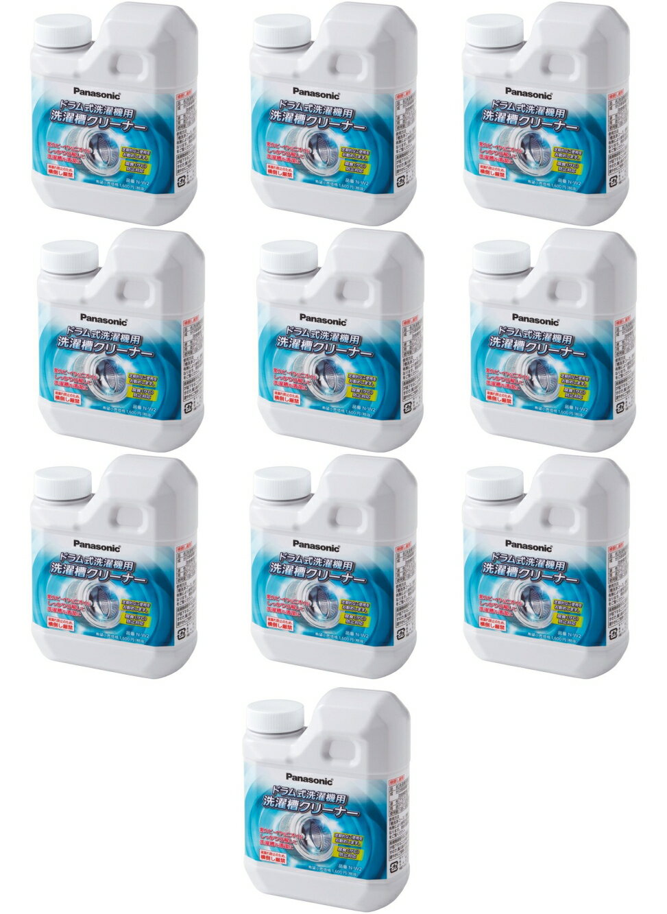 【送料込・まとめ買い×10】パナソニック　洗濯漕クリーナー ドラム式洗濯機用 N-W2 750ml(