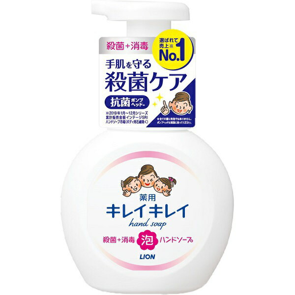 【数量限定】ライオン　キレイキレイ 薬用　泡ハンドソープ 250ml 本体　ポンプ　医薬部外品 （殺菌　消毒）( 4903301176848 )※無くなり次第終了のサムネイル