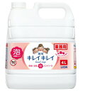 【夜の市★合算2千円超で送料無料対象】【送料込】業務用 キレイキレイ 泡ハンドソープ フルーツミックスの香り 4L 医薬部外品(殺菌 消毒)(4903301245186)