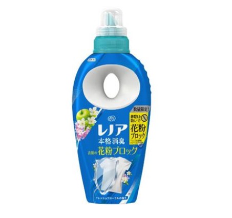 【数量限定】P&G レノア 本格消臭 衣類の花粉ブロック フレッシュフローラルの香り 本体 530ml 柔軟剤（4987176030238）※無くなり次第終了のサムネイル
