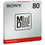 SONY ミニディスク 80分、1枚パック MDW80T( 4548736017160 )