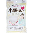 【数量限定】白元アース ビースタイル 小顔に魅せる 女性用 マスク 5枚入 プレミアム ホワイト ふつう サイズ (90X165mm)プリーツタイプ マスク (4902407582317)※無くなり次第終了