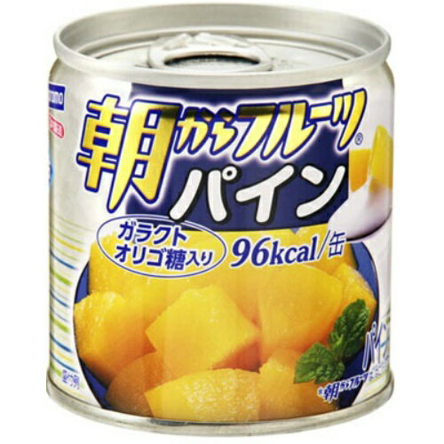 【送料込・まとめ買い×8点セット】はごろも　朝からフルーツ　パイン　缶詰 190g（食品　缶詰め　デザート）(4902560171021) 1