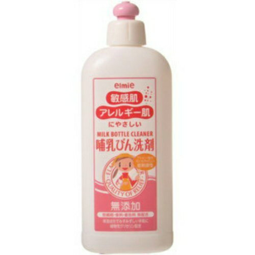 【無くなり次第終了】コーセー エルミー elmie アレルギー肌敏感肌 ほ乳瓶洗剤 300ml 弱アルカリ性 本体　植物性グリセリン配合 ( 4983239021656 )のサムネイル