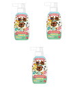 【送料込・まとめ買い×3】バンダイ リンス イン ポンプ シャンプー あつまれ どうぶつの森 300ml 本体×3点セット(4549660691303)