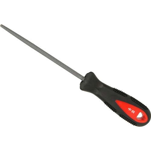 【送料込・まとめ買い×3点セット】藤原産業 SK11 鉄工用ヤスリSG 中目 丸 150mm 柄付(1コ入)