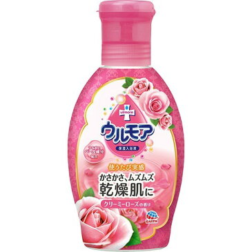 アース製薬　ウルモア 保湿入浴液 クリーミーローズの香り 600ml ( お風呂　入浴剤 ) ( 4901080539311 )