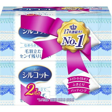 【送料込・まとめ買い×3】ユニチャーム シルコット　82枚×2個パック ( 計164枚 ) 完全封入タイプ ( コットン ) ×3点セット ( 4903111455614 )