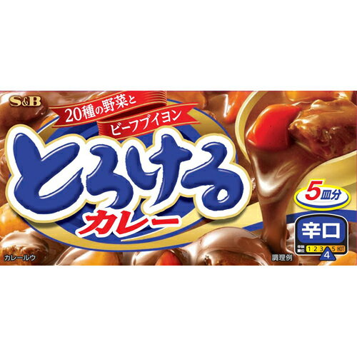 エスビー食品 とろけるカレー 辛口 90g