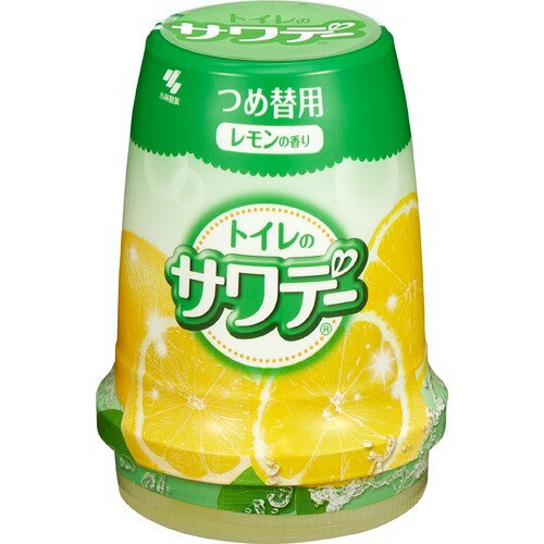 【送料込・まとめ買い×8点セット】小林製薬　香り薫るサワデー つめ替 レモンの香り 140g ( 4987072078709 )