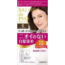 【送料込・まとめ買い×4点セット】【毛染め】ダリヤ サロンドプロ 無香料ヘアカラー 早染め乳液6 ( ダークブラウン ) ( 4904651178889 )