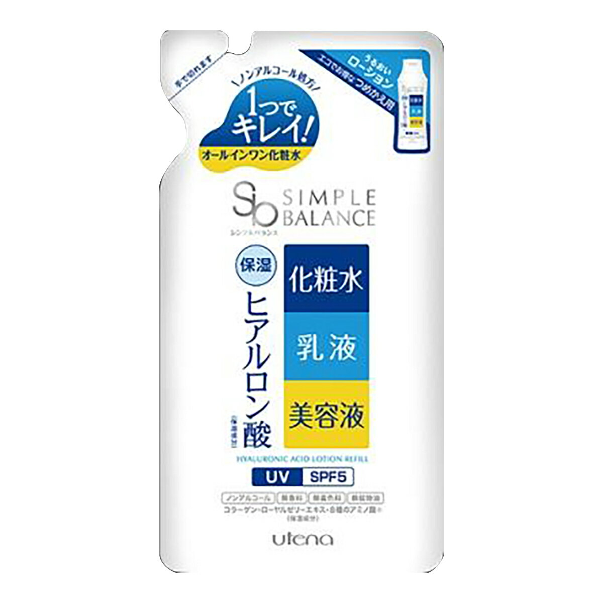 【令和・早い者勝ちセール】ウテナ シンプルバランス うるおいローションUV つめかえ用 200ml ( ヒアルロン酸配合のモイストローション..