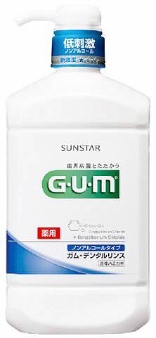 サンスター　GUM ガム 薬用 デンタルリンス ノンアルコールタイプ 960ml 本体( 4901616009653 )